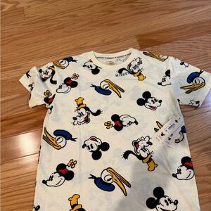 Disney Mickey Mouse Kids T-Shirt - White and Blue